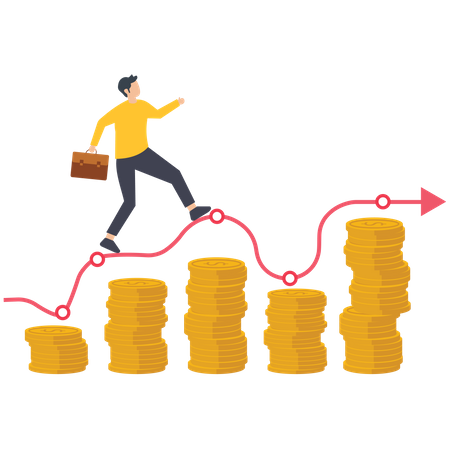 Profitables Wachstum  Illustration