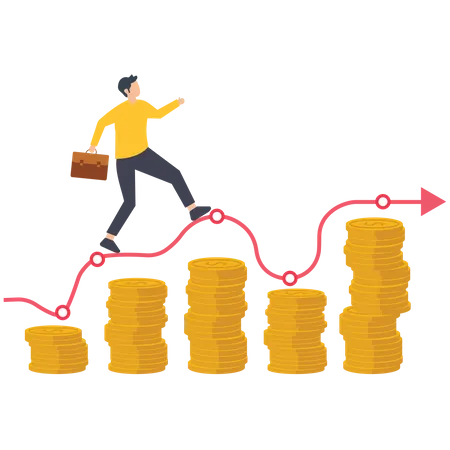 Profitables Wachstum  Illustration