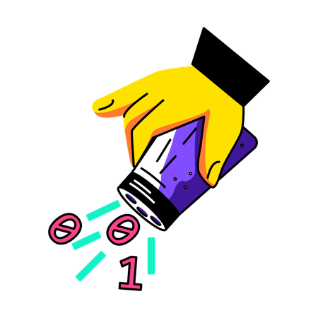 Program code addition  Illustration