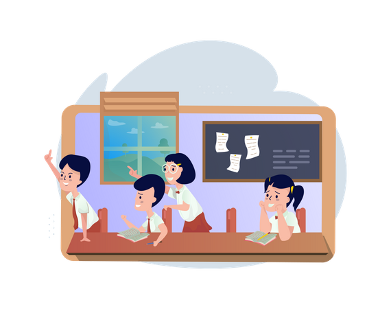 Programa de aprendizagem on-line  Ilustração