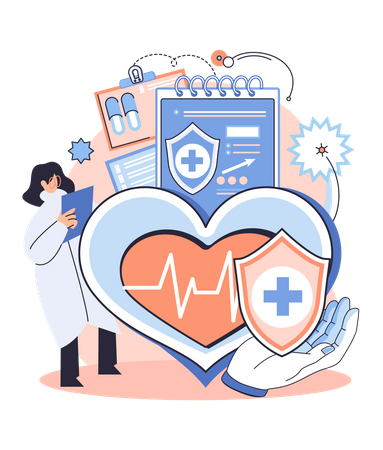 Programa de atención médica  Ilustración