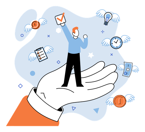 Programa de formación de empleados cualificados  Ilustración