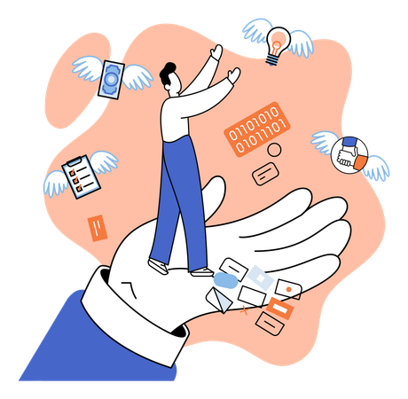 Programa de formación de empleados cualificados  Ilustración