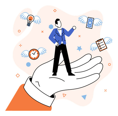 Programa de formación de empleados cualificados  Ilustración