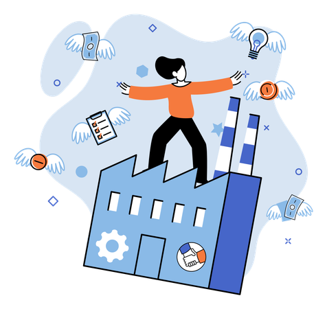 Programa de formación de empleados cualificados  Ilustración