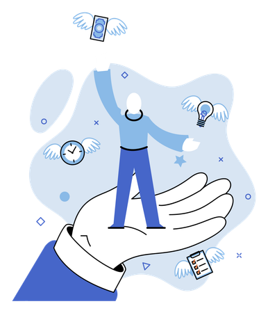 Programa de formación de empleados cualificados  Ilustración