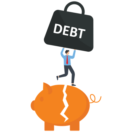 Programa de gestão de dívidas  Ilustração