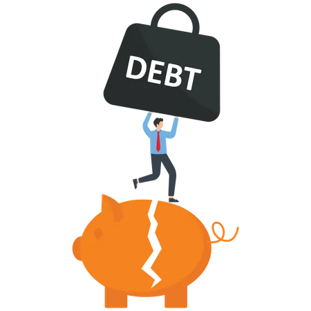 Programa de gestão de dívidas  Ilustração