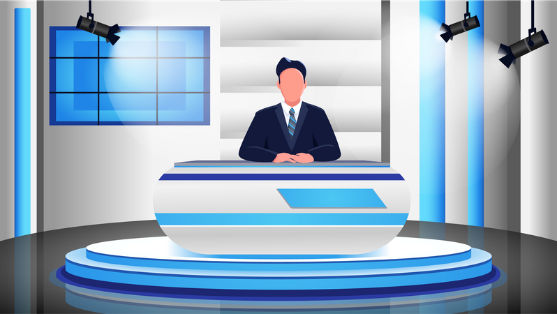 Programa de notícias  Illustration