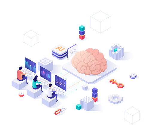 Programación de inteligencia artificial  Ilustración