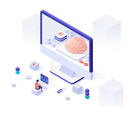 Programación de inteligencia artificial  Ilustración