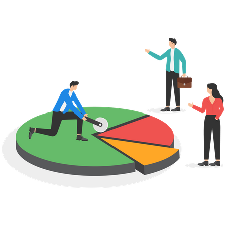 Système de paiement de partage des revenus  Illustration