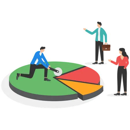 Système de paiement de partage des revenus  Illustration