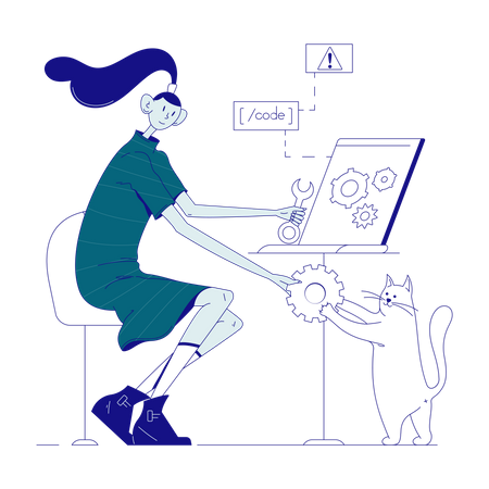 Programmer configures the system  Illustration