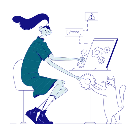 Programmer configures the system  Illustration