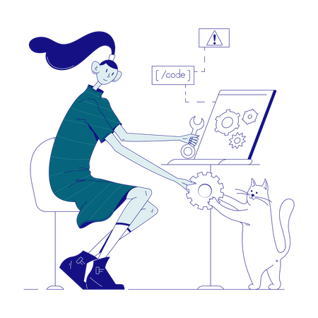 Programmer configures the system  Illustration