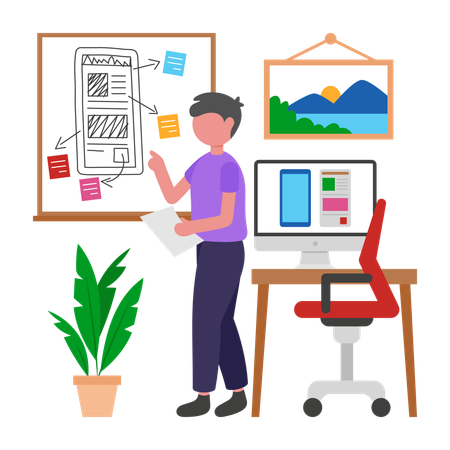 Programmer develops Prototyping  Illustration