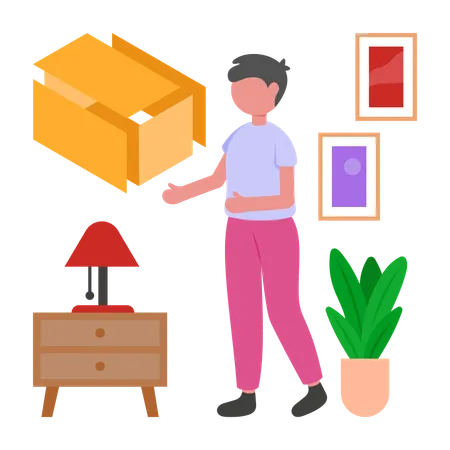 Programmer doing Deconstructed Design  Illustration