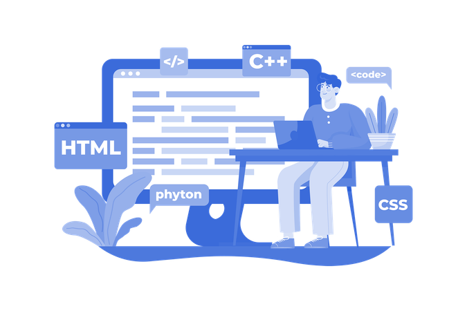 Logiciels d'ordinateur  Illustration