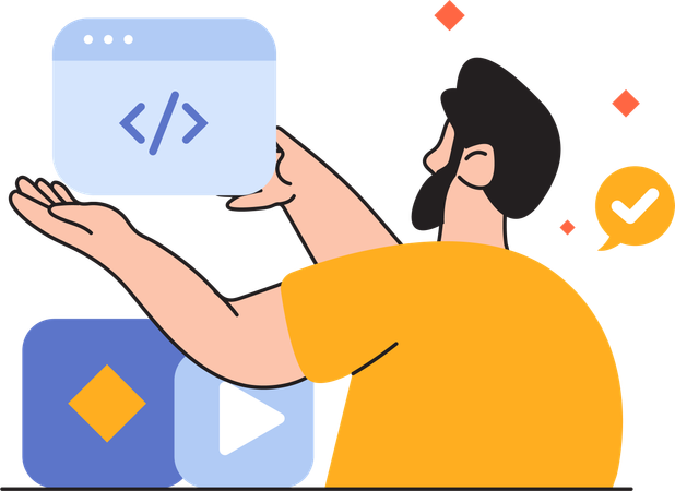 Programming Learning  Illustration