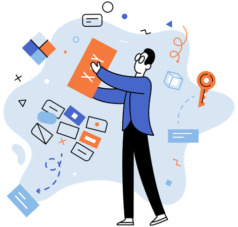 Progress drives growth and ensures long-term viability startup  Illustration