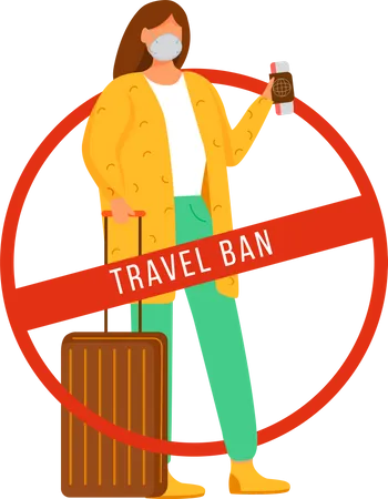 Prohibición de viajar  Ilustración