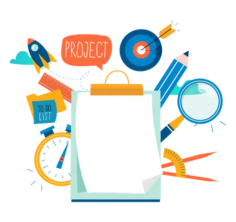 Project blueprint  Illustration