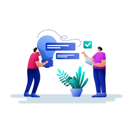 Project Execution Flat Illustration Gradient Blue Finance Management Business Concept Male Character Is Making A Work Plan Suitable For Mobile App Web Landing Pages Vectors イラスト