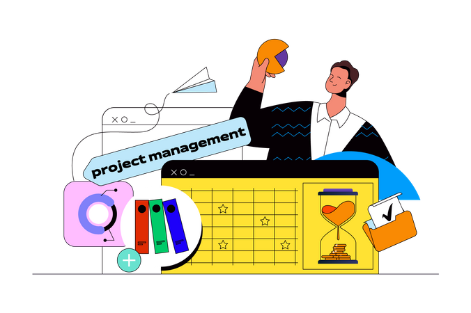 Project Management  Illustration
