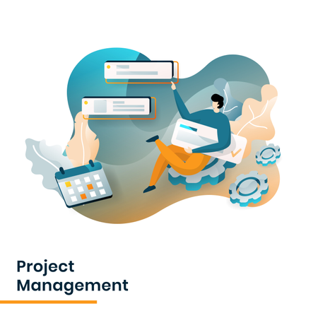 Project Management  Illustration