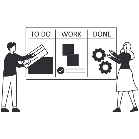 Project Management  Illustration