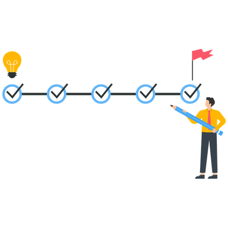 Project Milestone  Illustration