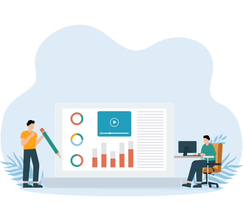 Project Overview analysis dashboard  Illustration