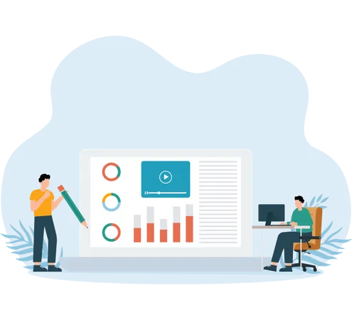 Project Overview analysis dashboard  Illustration