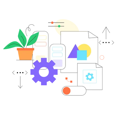 Project prototype management  Illustration