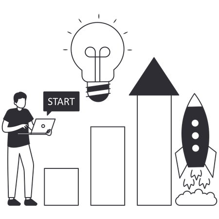 Project Startup  Illustration