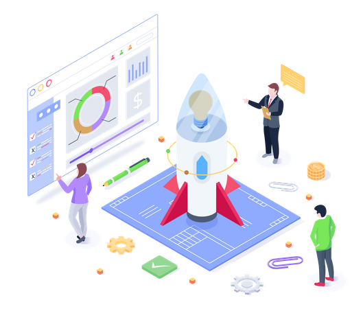 Project Startup  Illustration