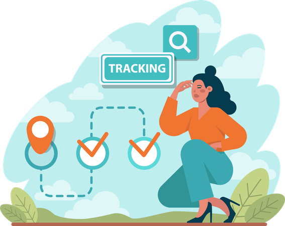 Project tracking  Illustration