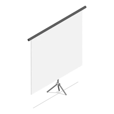 Projector screen  Illustration