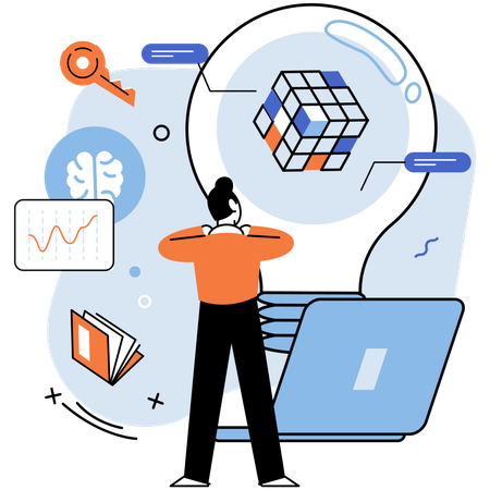 Das Projekt umfasst das Sammeln und Analysieren von Daten  Illustration