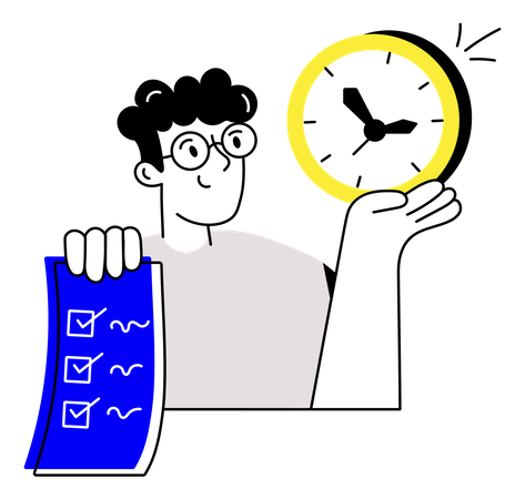 Projektfrist  Illustration