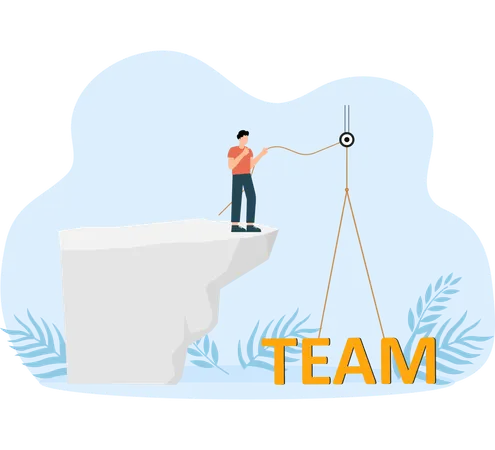 Projet d'entreprise et travail d'équipe pour les entreprises  Illustration