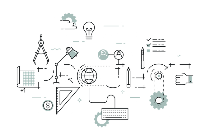 Projet d'entreprise  Illustration