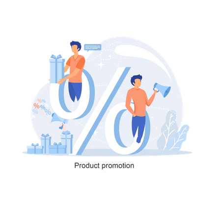 Promo Offer announcement  Illustration
