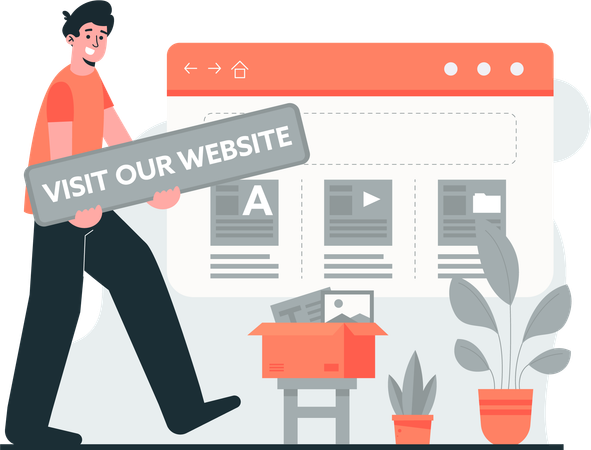 Promoção de Desenvolvimento Web  Ilustração