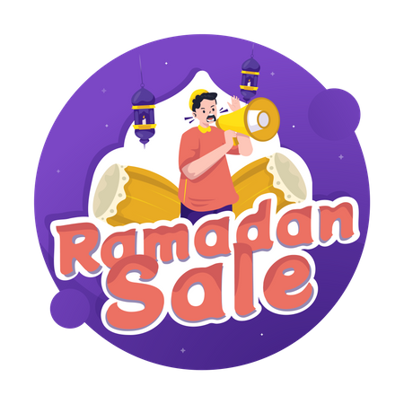 Promoção de venda do Ramadã  Ilustração