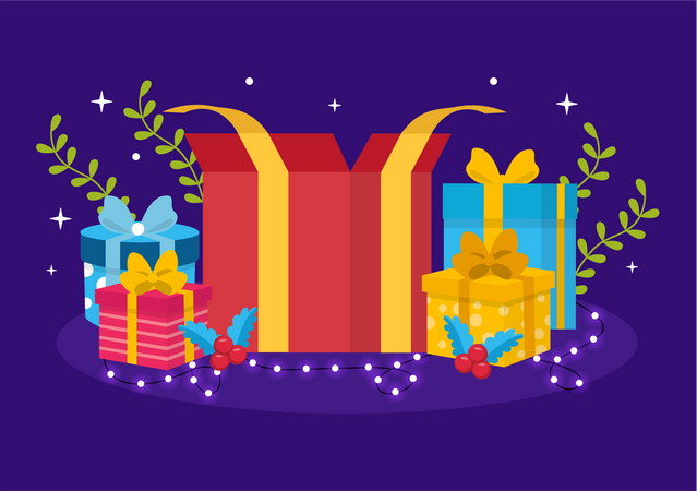 Promoção do Boxing Day  Ilustração