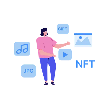 NFT Face Character Illustration You Can Use It For Websites And For Different Mobile Application Illustration