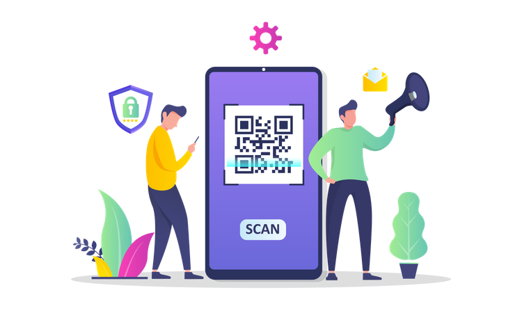 Promoting secure payment  Illustration