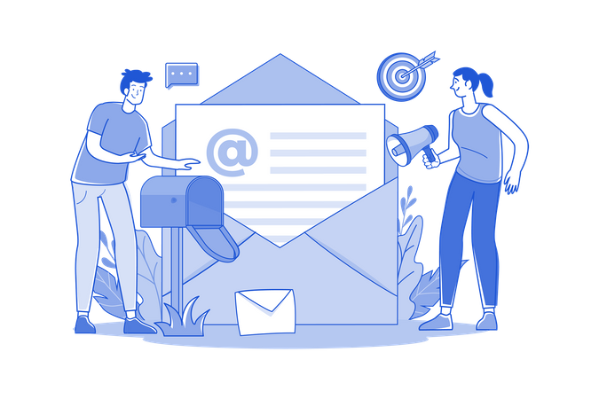 Promotion par email  Illustration